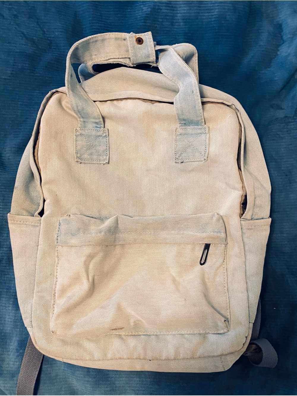 Vintage small Backpack in light denimn  Everyday Carry